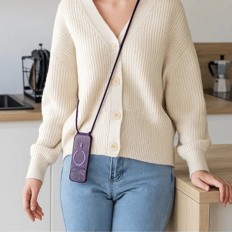 Skanto | CarryLink – Justerbar telefonhalsrem med klar MagSafe-deksel