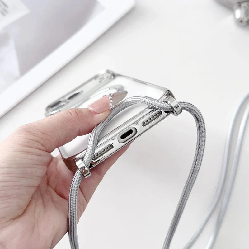 Skanto | CarryLink – Justerbar telefonhalsrem med klar MagSafe-deksel