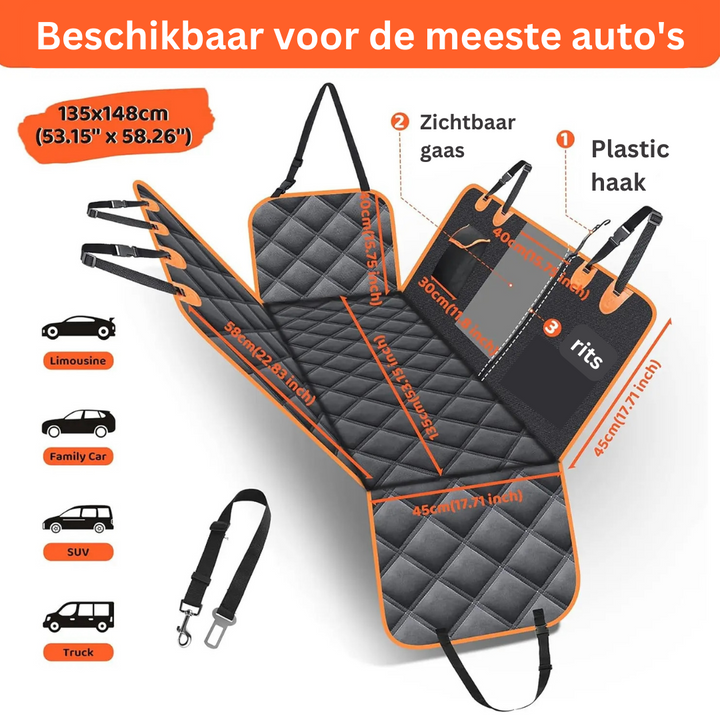 TravelGuard Protector – Luksus Sete Dekk for Dyr Skanto