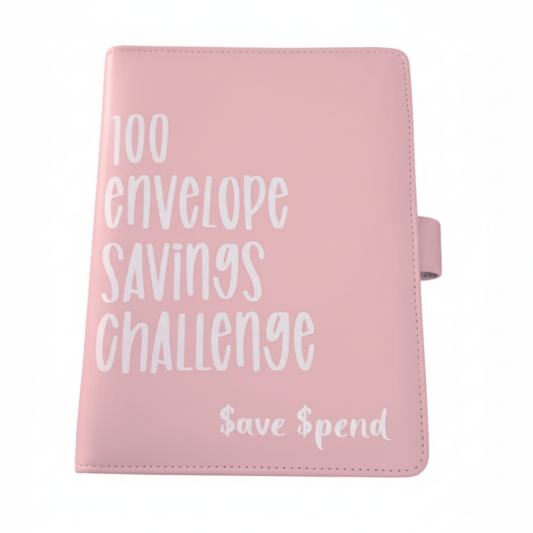 Skanto | CASHSAVVY – 100 Konvolutt Utfordring Budsjett Binder for Familie Sparing