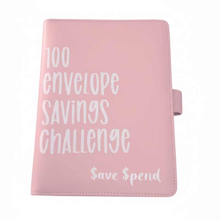 Skanto | CASHSAVVY – 100 Konvolutt Utfordring Budsjett Binder for Familie Sparing
