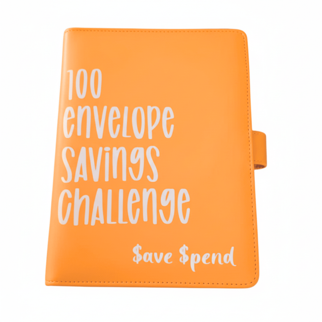 Skanto | CASHSAVVY – 100 Konvolutt Utfordring Budsjett Binder for Familie Sparing