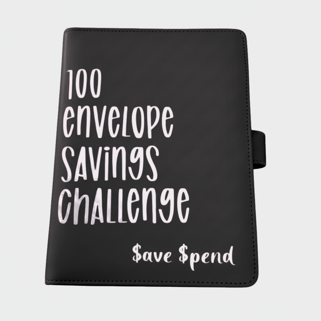 Skanto | CASHSAVVY – 100 Konvolutt Utfordring Budsjett Binder for Familie Sparing