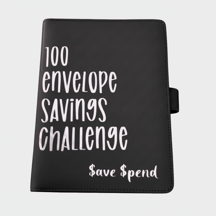 Skanto | CASHSAVVY – 100 Konvolutt Utfordring Budsjett Binder for Familie Sparing