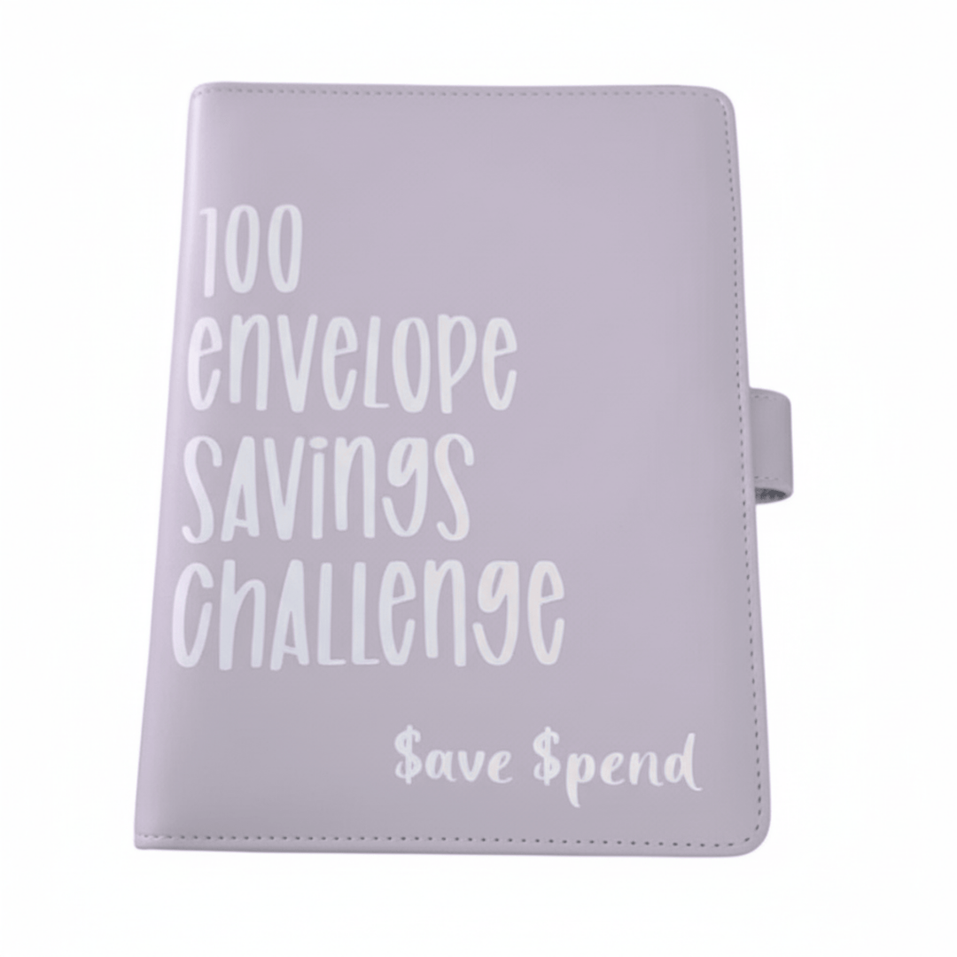 Skanto | CASHSAVVY – 100 Konvolutt Utfordring Budsjett Binder for Familie Sparing