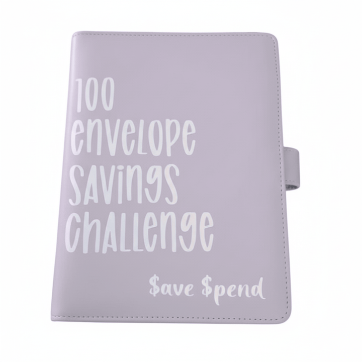 Skanto | CASHSAVVY – 100 Konvolutt Utfordring Budsjett Binder for Familie Sparing