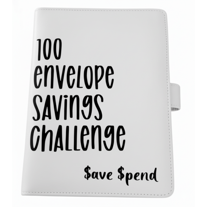 Skanto | CASHSAVVY – 100 Konvolutt Utfordring Budsjett Binder for Familie Sparing
