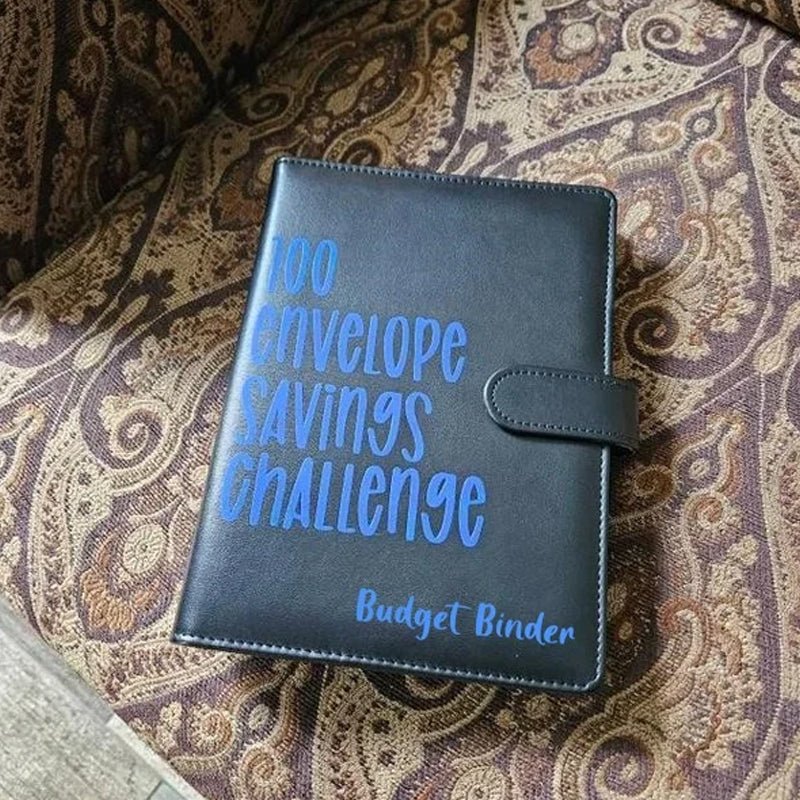 Skanto | CASHSAVVY – 100 Konvolutt Utfordring Budsjett Binder for Familie Sparing