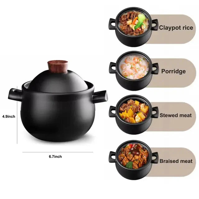 Kasserolle Gryte Keramikk Kjøkken Kokegryte Suppe Kokegryte Kjøkken Crock Pot | Skanto