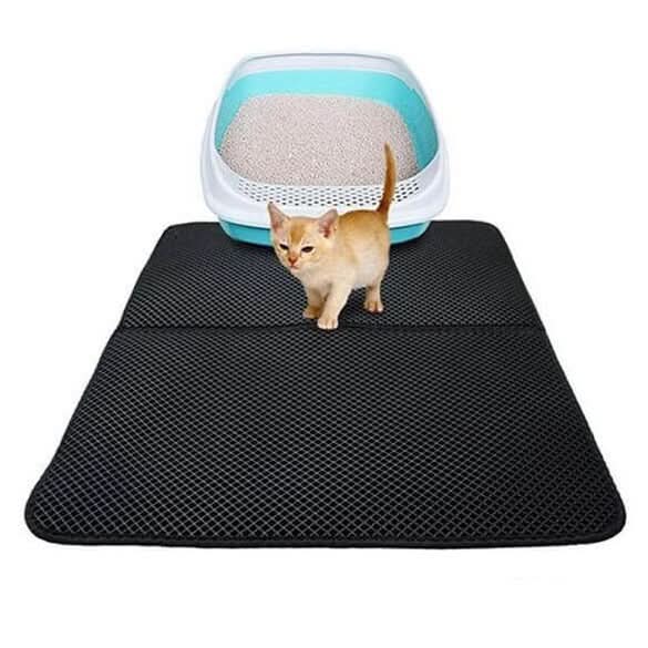 Skanto | CATGUARD MAT – Ikke-glidende kattetoalettmatte med vanntett beskyttelse for et rent hjem