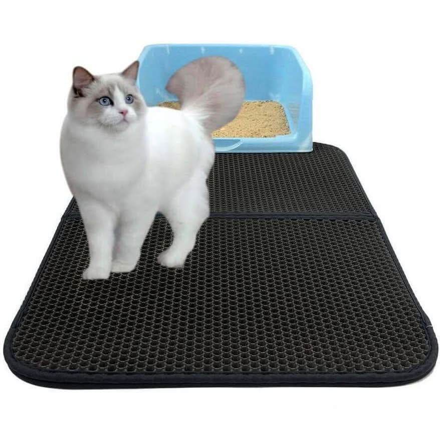 Skanto | CATGUARD MAT – Ikke-glidende kattetoalettmatte med vanntett beskyttelse for et rent hjem