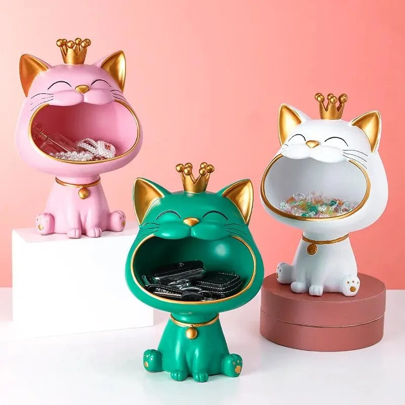 Skanto | Lucky Cat Figurine Oppbevaringskrukke