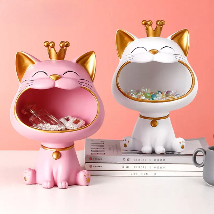 Skanto | Lucky Cat Figurine Oppbevaringskrukke