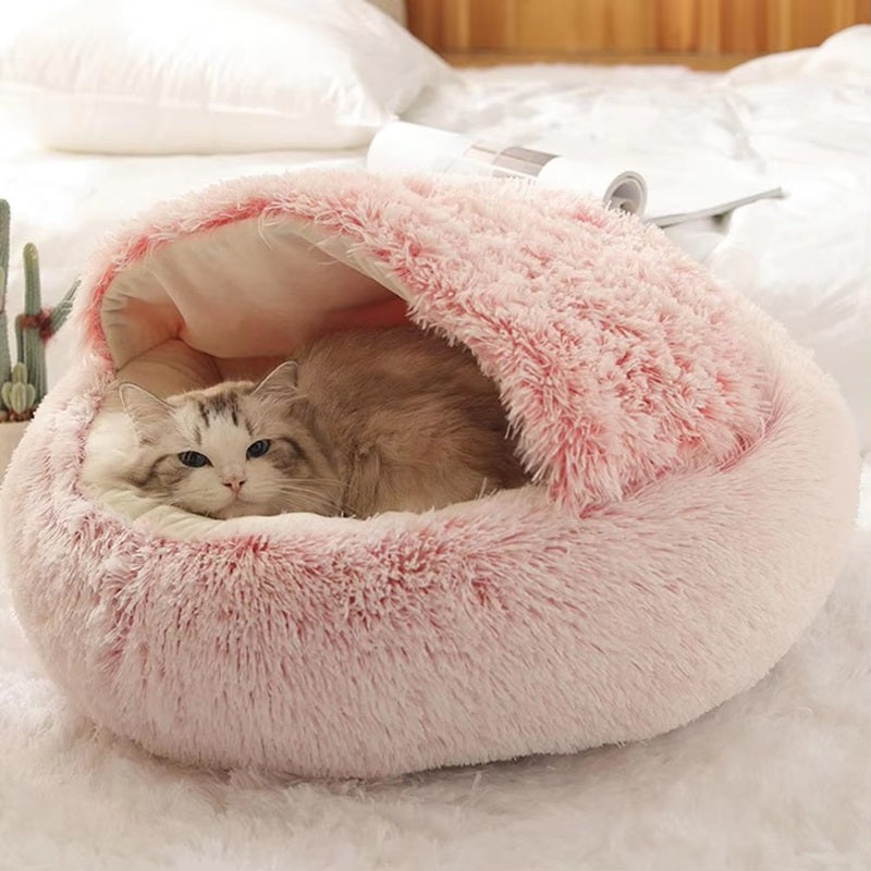 Skanto | Cozy Pet Cave Bed, Ideell for hunder og katter i alle størrelser