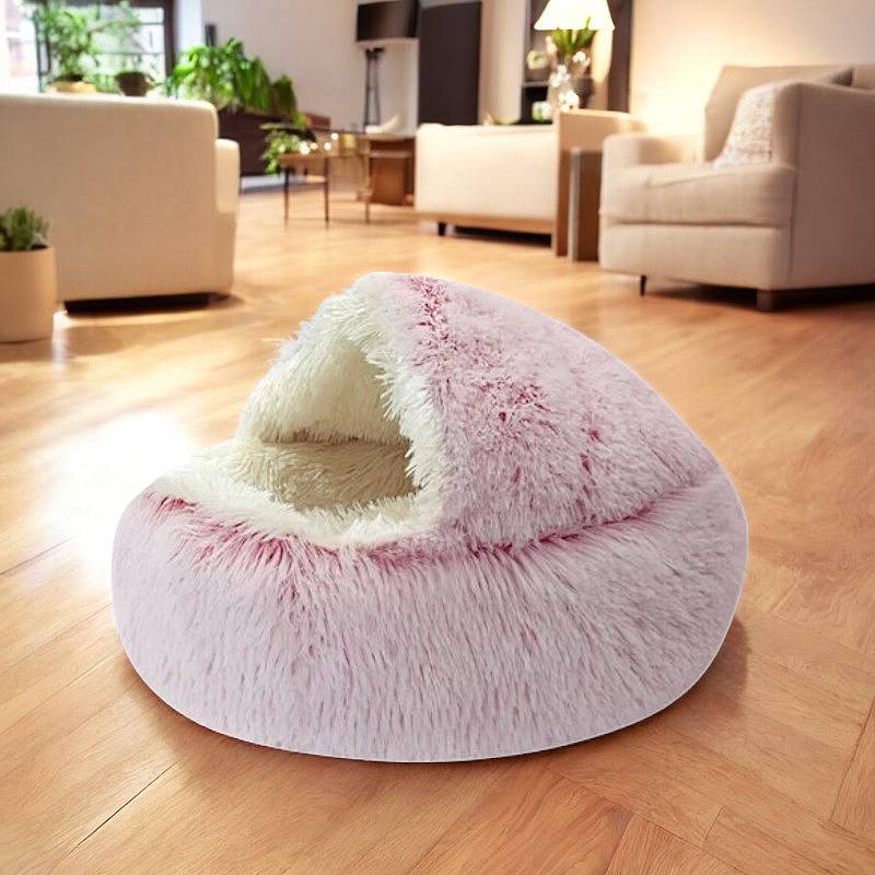 Skanto | Cozy Pet Cave Bed, Ideell for hunder og katter i alle størrelser