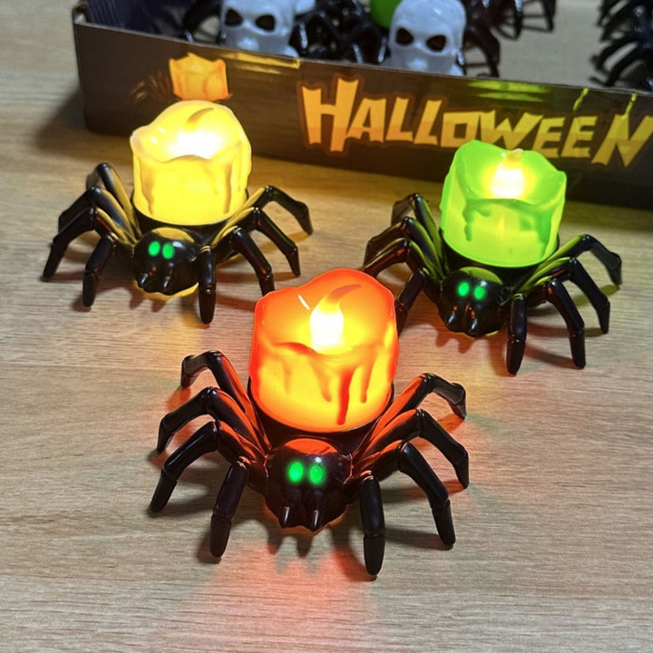 Skanto | Halloween Dekorasjon – Spiderback Ornament med Lys og Øye Design