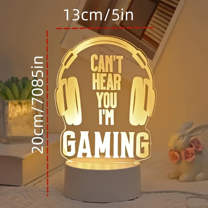 GameLamp - Kompakt LED Bordbelysning med USB Skanto