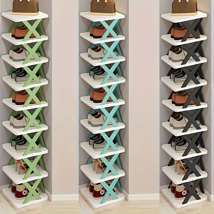 Narrow Shoe Rack Tower | Skanto