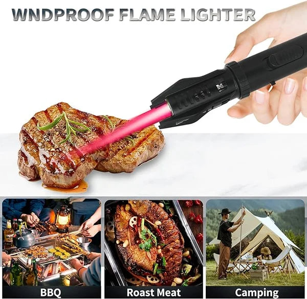 Vindtett lighter med fakkel for selvforsvar | Skanto