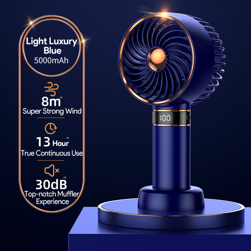 Bærbar 5000mAh Håndholdt Mini Airconditioner Vifte | Skanto
