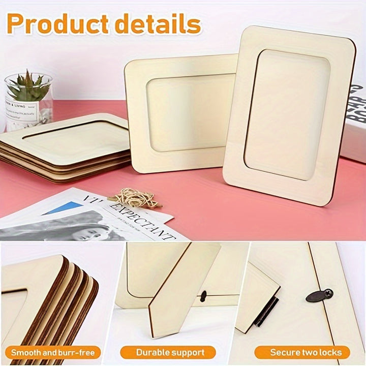 CreativeFrame – Sett med 10 DIY fotorammer Wood Skanto