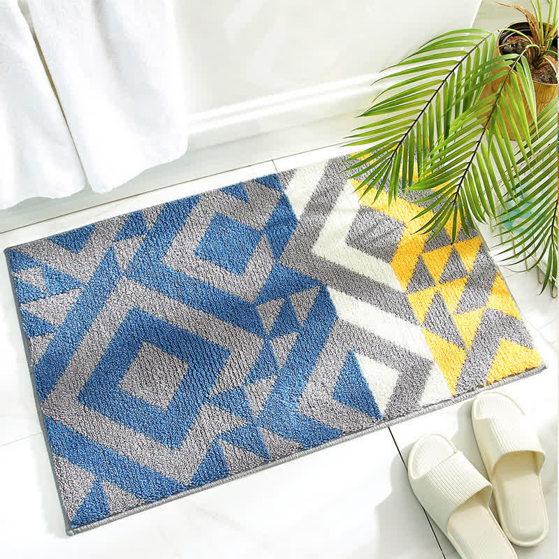 Fluffy Absorbent Bath Rug with Non Slip Backing | Skanto