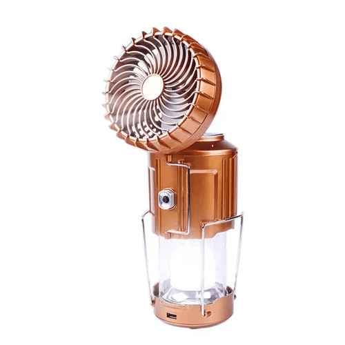 Portable Stretchable Solar Lithium Battery Electric Fan + Emergency Light | Skanto