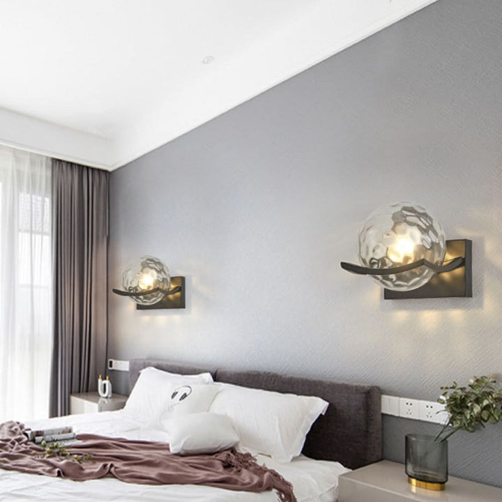 Skanto | Moderne LED Vegglampe med Glasspanel