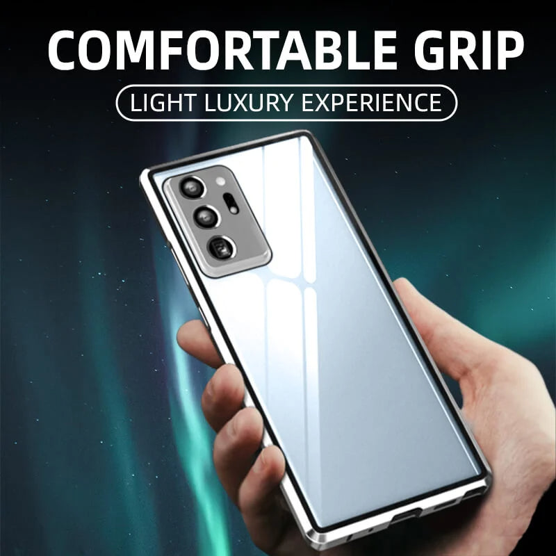 Magnetische Samsung-Glashülle | Doppelseitiges Gehärtetes Glas