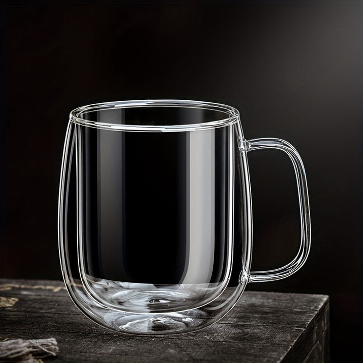 ThermoSip Dobbeltvegget Glasskrus – Borosilikatglass, Varmeresistent & Elegant | Skanto