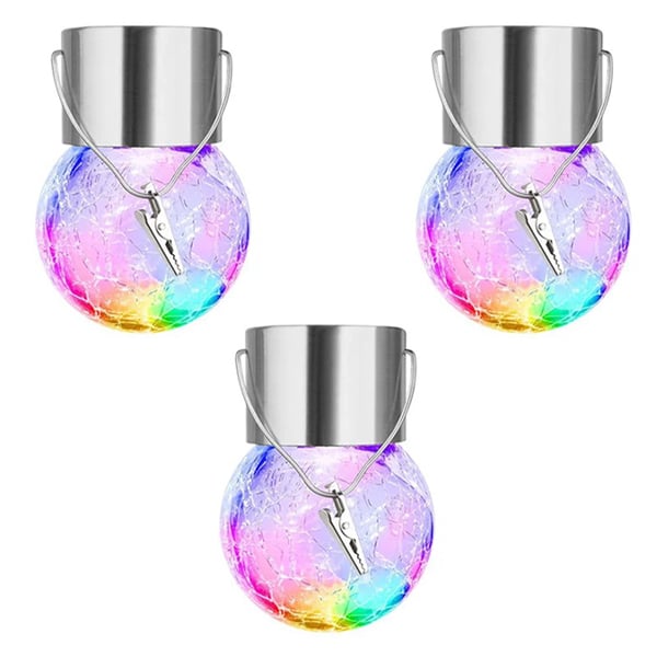 Skanto | Flerfarget Sprekk Glass Hengende Sollys