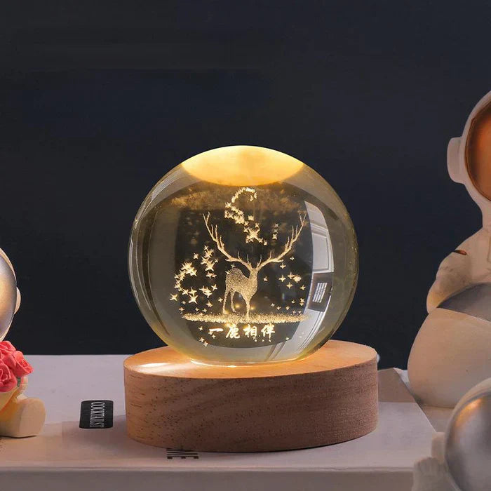 3D Krystall Galakse Sphere | Skanto