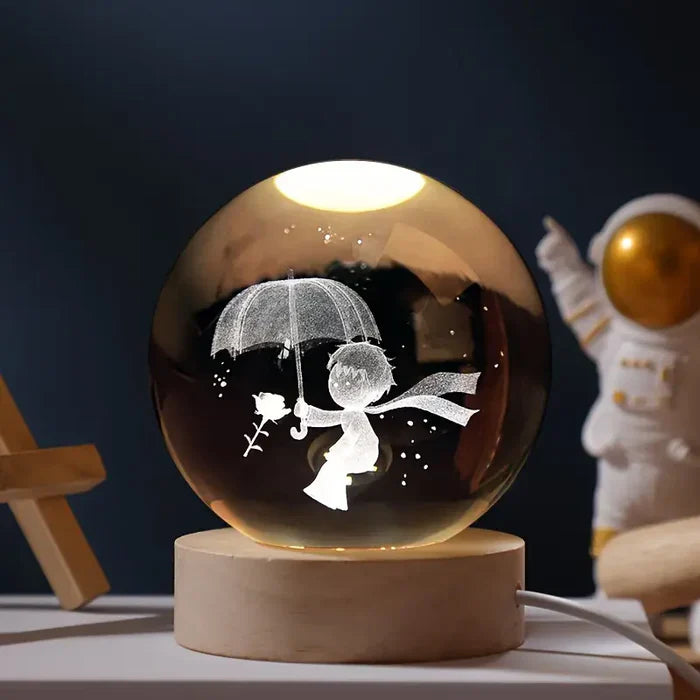 3D Krystall Galakse Sphere | Skanto