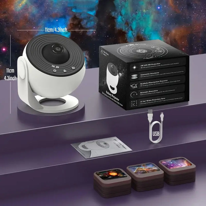 Skanto | Celestial Dreams: 360° Planetarium Galakseprosjektor - Full rom dekning