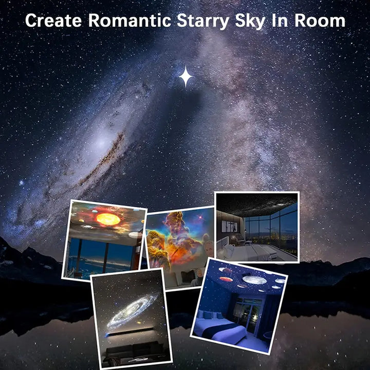 Skanto | Celestial Dreams: 360° Planetarium Galakseprosjektor - Full rom dekning