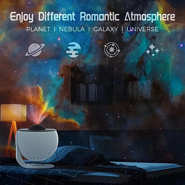 Skanto | Celestial Dreams: 360° Planetarium Galakseprosjektor - Full rom dekning