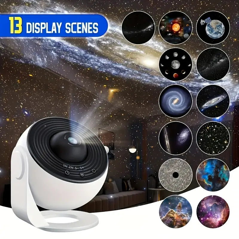 Skanto | Celestial Dreams: 360° Planetarium Galakseprosjektor - Full rom dekning