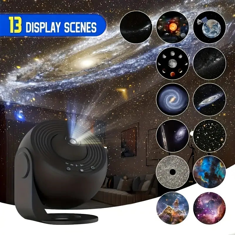 Skanto | Celestial Dreams: 360° Planetarium Galakseprosjektor - Full rom dekning