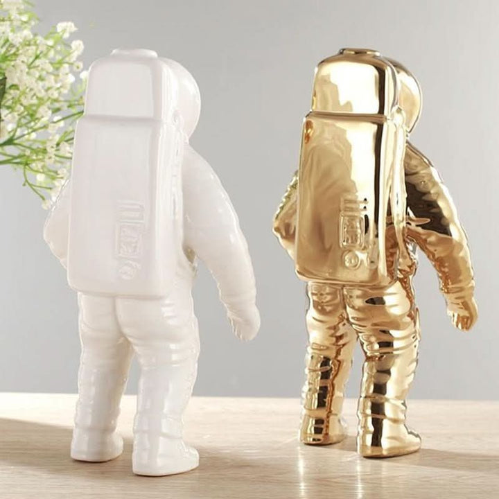 Skanto | Astronaut Harpiks Vase i Gull eller Sølv