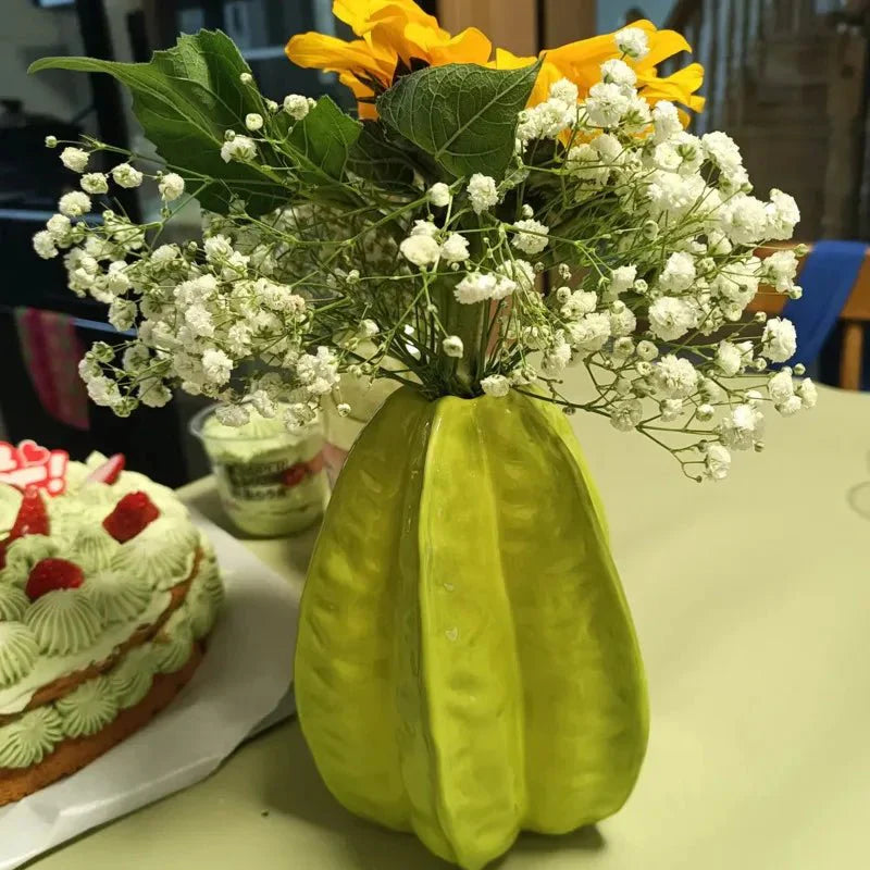 Sertifikat Stjernefrukt Blomster Vase Unik Dekorativ Potte | Skanto