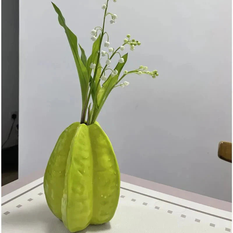 Sertifikat Stjernefrukt Blomster Vase Unik Dekorativ Potte | Skanto