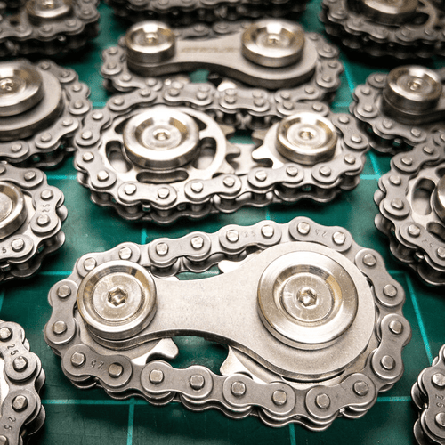 ChainFidget Pro – Kettenrad-Spinner fra Edelstahl zur Stressbewältigung