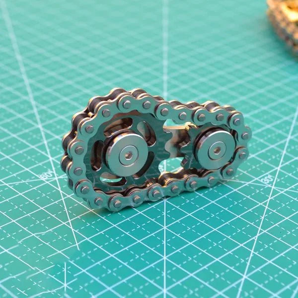 ChainFidget Pro – Kettenrad-Spinner fra Edelstahl zur Stressbewältigung