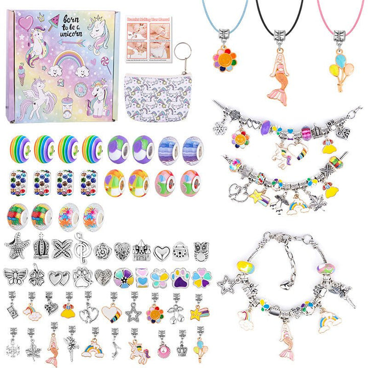Skanto | CHARMELLA – Glitrende Jenters Charm Armbånd Lage Sett for Kreativ Moro