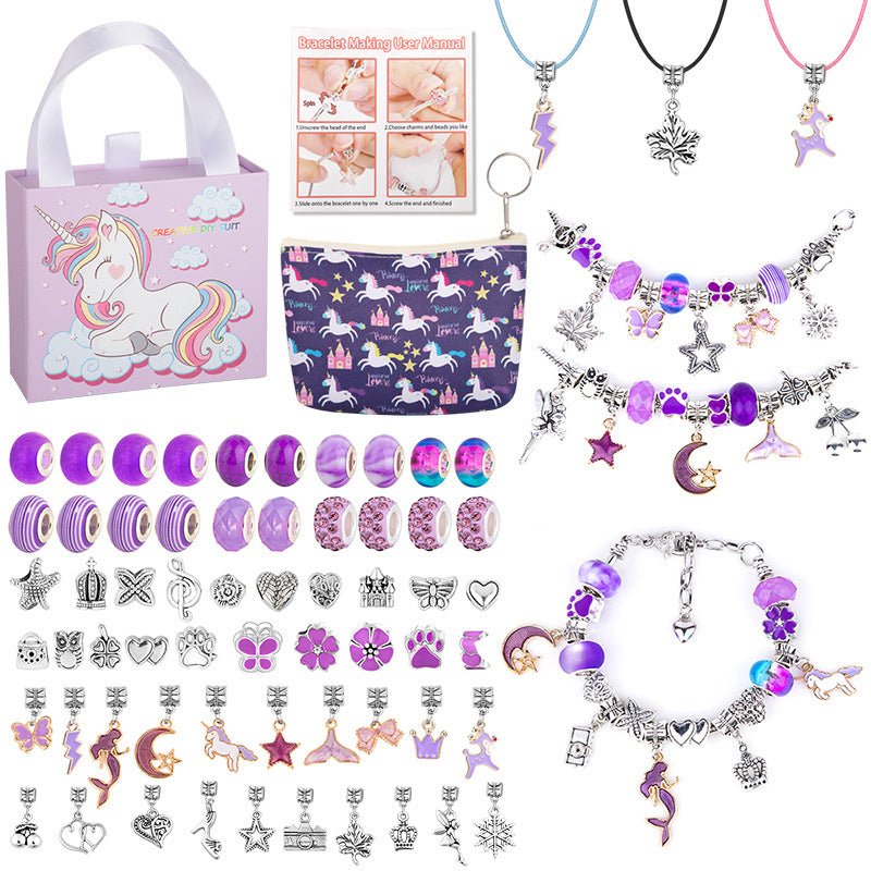 Skanto | CHARMELLA – Glitrende Jenters Charm Armbånd Lage Sett for Kreativ Moro