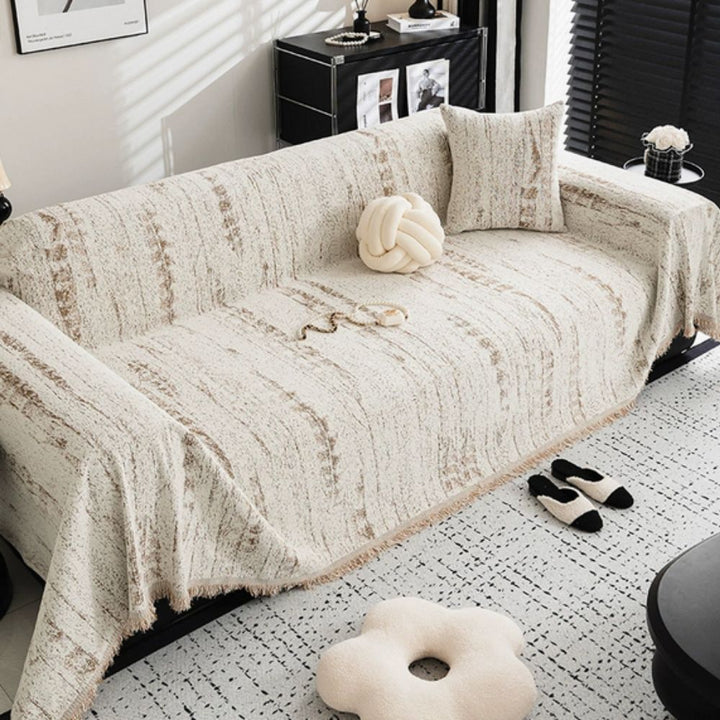 Skanto | CHENILUX – Elegant Chenille Sofa Cover for Protection & Style