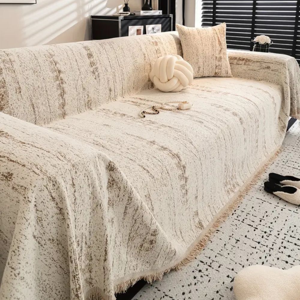 Skanto | CHENILUX – Elegant Chenille Sofa Cover for Protection & Style