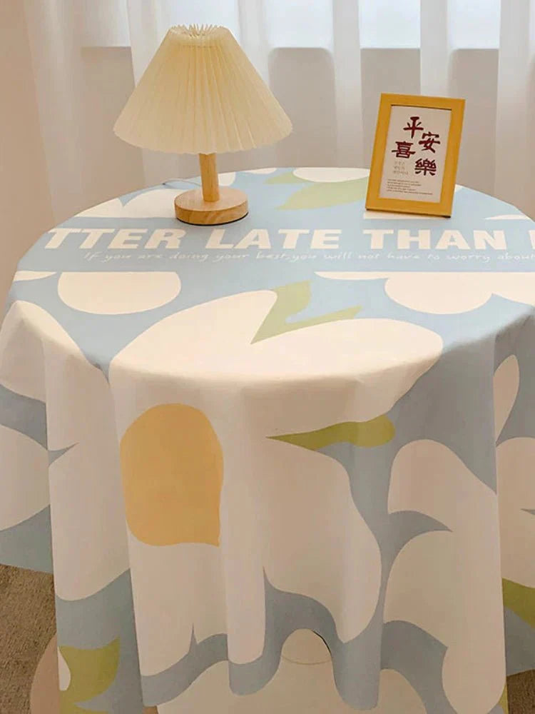 Skanto | Rutete Design Rund Bomull Duken