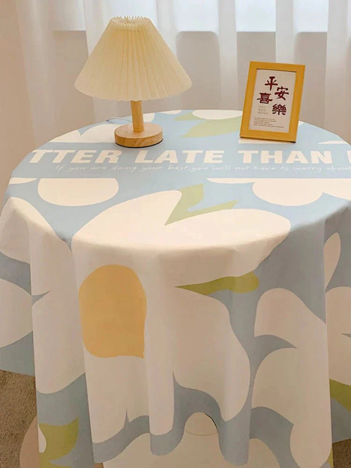 Skanto | Rutete Design Rund Bomull Duken