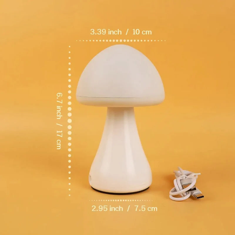 Skanto | LED oppladbar berørings-sopp skrivebordslampe